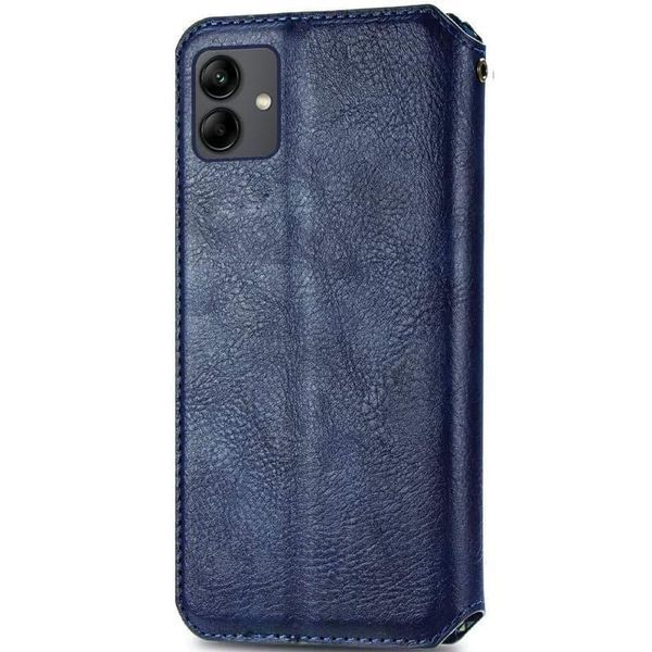 Шкіряний чохол-книжка GETMAN Cubic (PU) для Samsung Galaxy A07 Синій 391238 фото