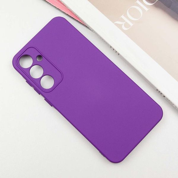 Чохол TPU GETMAN Liquid Silk Full Camera для Samsung Galaxy S24 Фіолетовий / Purple 397581 фото