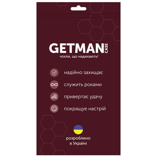 TPU чохол GETMAN Ease logo посилені кути для Apple iPhone 12 Pro / 12 (6.1") Сірий (прозорий) 272341 фото
