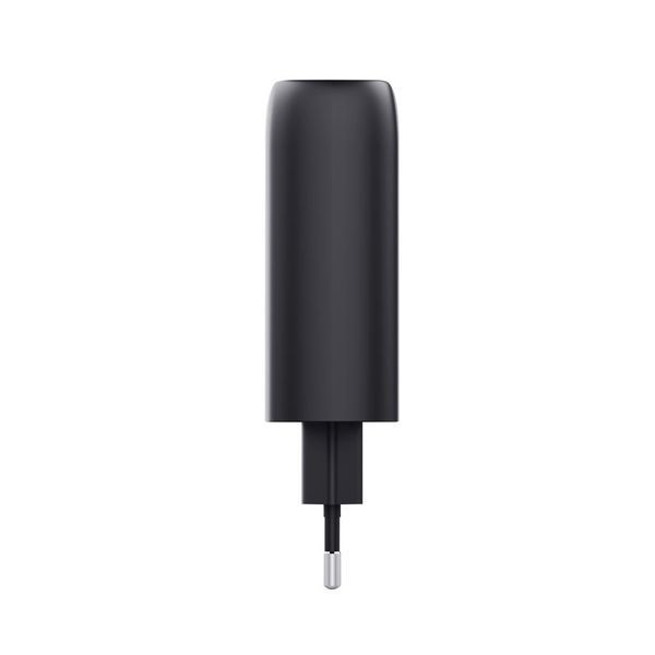 Зарядний пристрій мережевий Trust Maxo 100Вт, GaN, 2xUSB-C ,PD/PPS, чорний 393200 фото