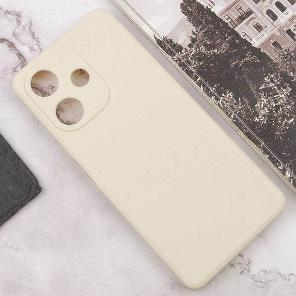 Силіконовий чохол Candy Full Camera для Infinix Hot 30 Play Бежевий / Antigue White 286306 фото