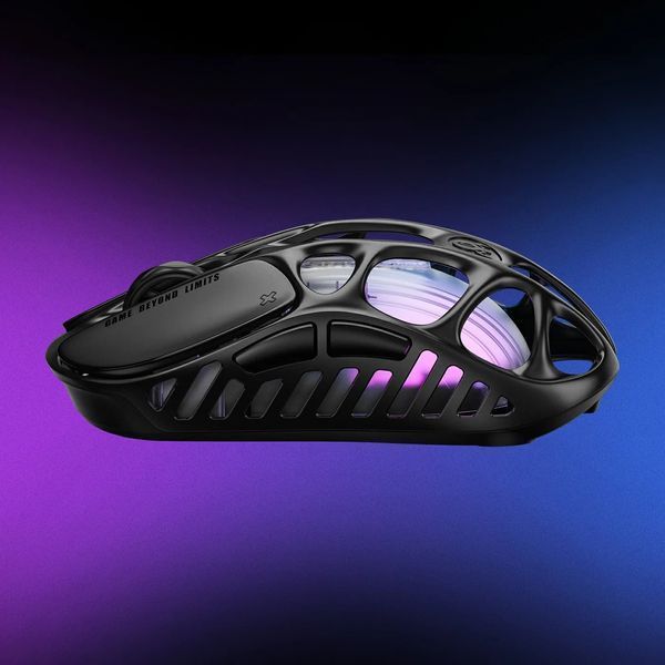 Миша GravaStar Mercury X, BT/WL/USB-A, RGB, чорний 379803 фото