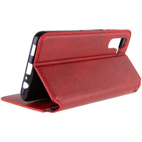 Шкіряний чохол книжка GETMAN Cubic (PU) для Samsung Galaxy M54 5G Червоний 272484 фото