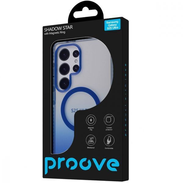 Чохол Proove Shadow Star Case with Magnetic Ring Samsung Galaxy S25 Ultra black 341982 фото