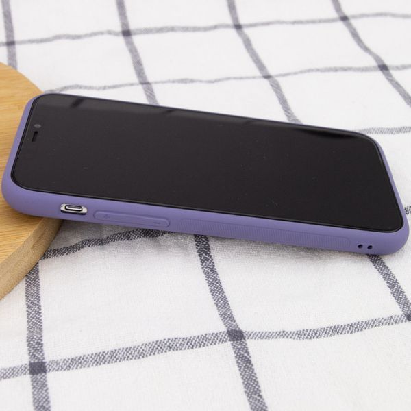 Шкіряний чохол Xshield для Apple iPhone 12 Pro (6.1") Сірий / Lavender Gray 206388 фото