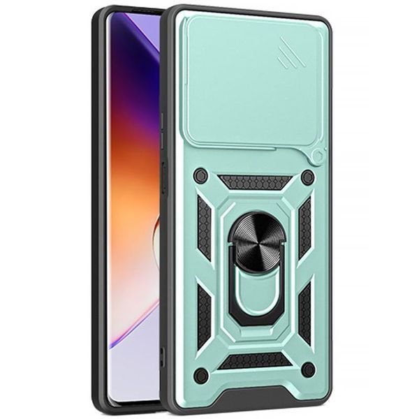 Чохол Ummi Camshield Serge Ring для Xiaomi Poco M7 Pro 5G Зелений 390757 фото