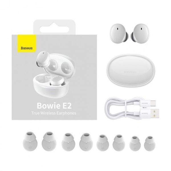 Навушники Baseus Bowie E2 TWS (NGTW090002) White 271364 фото