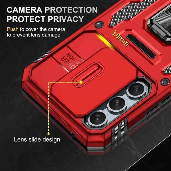 Ударостійкий чохол Camshield Army Ring для Samsung Galaxy A54 5G Червоний / Red 271450 фото