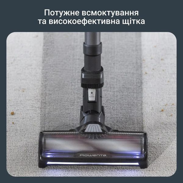 Пилосос Rowenta безпровідний X-Force Flex 14.80 Animal Aqua, 240Вт, вологе прибирання, конт пил -0.65л, автон. робота до 90хв, HEF system 99,9%, чорно 375798 фото