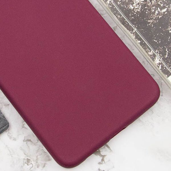 Чохол Silicone Cover Lakshmi (AAA) для Samsung Galaxy S21 FE Бордовий / Plum 288452 фото