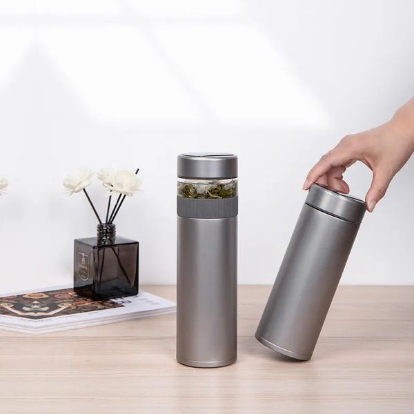 Заварювальний термос із титану Xiaomi Fun Home Funjia Titanium Smart Cup 520ml (FJ-TA003) 331052 фото