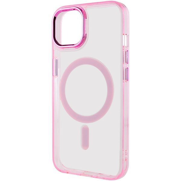 Чохол TPU Iris with MagSafe для Apple iPhone 14 (6.1") Рожевий 272150 фото