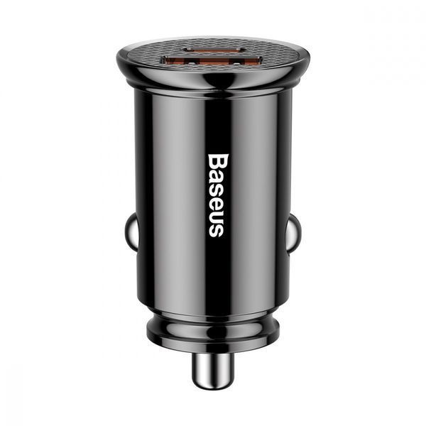 АЗП Baseus 1USB + Type-C Circular Plastic A PPS (5A) (CCALL-YS01) Black 190192 фото