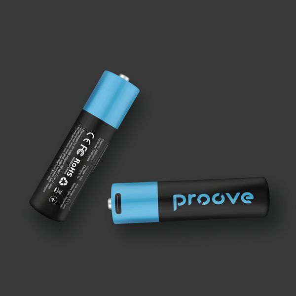 Акумуляторні батареї Proove Compact Energy AA 2 pcs (RBCE26010008) Black 324803 фото