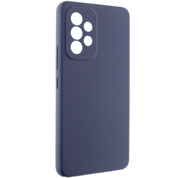 Чохол Silicone Cover Lakshmi Full Camera (AAA) для Samsung Galaxy A53 5G Темно-синій / Midnight blue 271907 фото