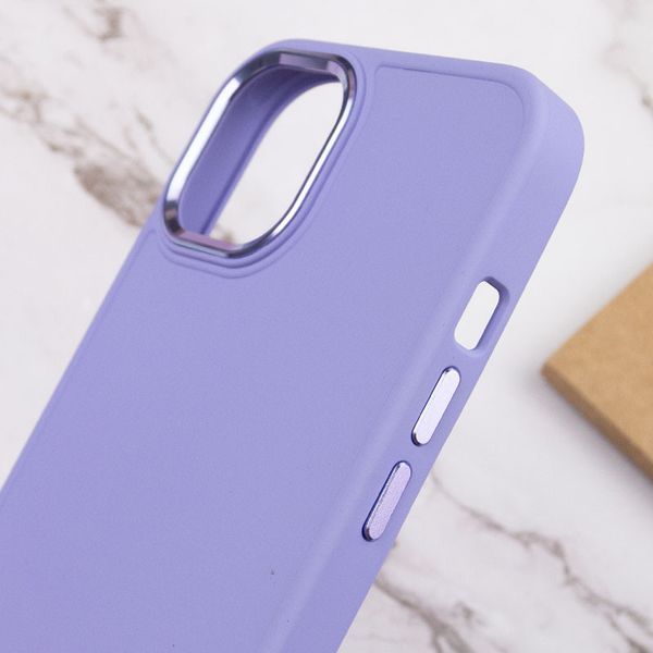 TPU чохол Bonbon Metal Style для Apple iPhone 14 (6.1") Бузковий / Dasheen 257162 фото