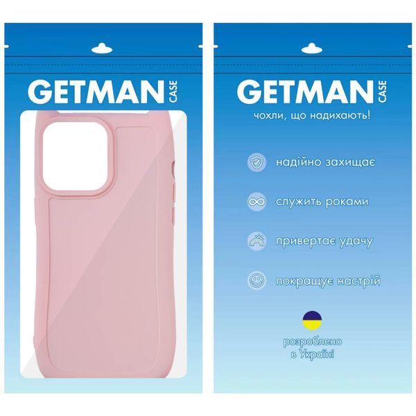 Чохол TPU GETMAN Cat with straps для Apple iPhone 15 Pro (6.1") Pink 357605 фото