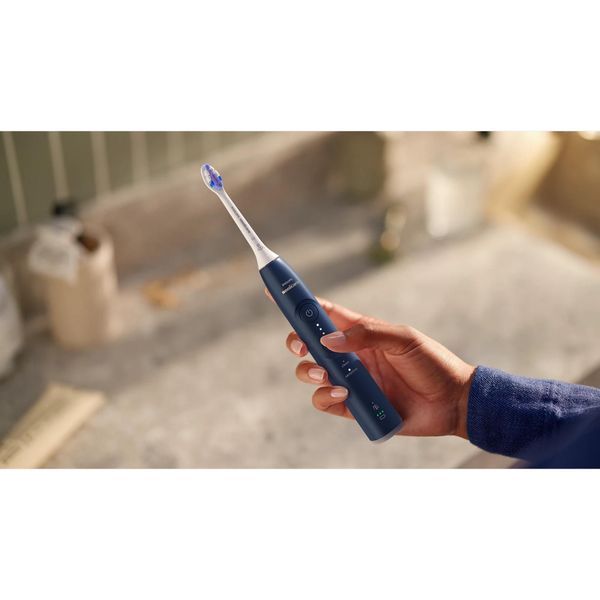 Щітка зубна електр. Philips, Sonicare 6100 Series, 62т. колив/хв, насадок-1, футляр, синій (HX7403/05) 379798 фото