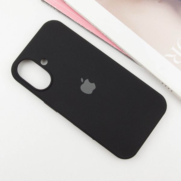 Чохол Silicone Case Full Protective (AA) для Apple iPhone 16 Plus (6.7") Чорний / Black 319371 фото