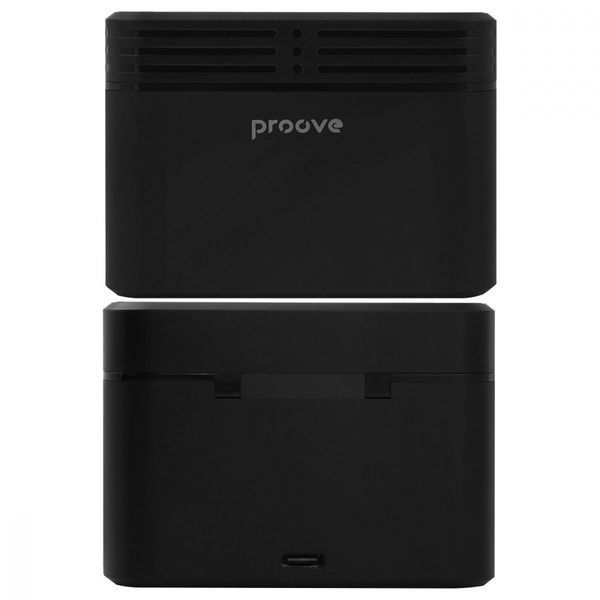 Бездротовий петличний мікрофон Proove Record Type-C (PMRC00010202) Black 323393 фото