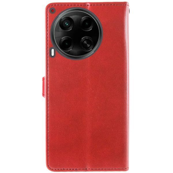 Шкіряний чохол-книжка GETMAN Gallant (PU) для TECNO Camon 30 (CL6) Червоний 358670 фото