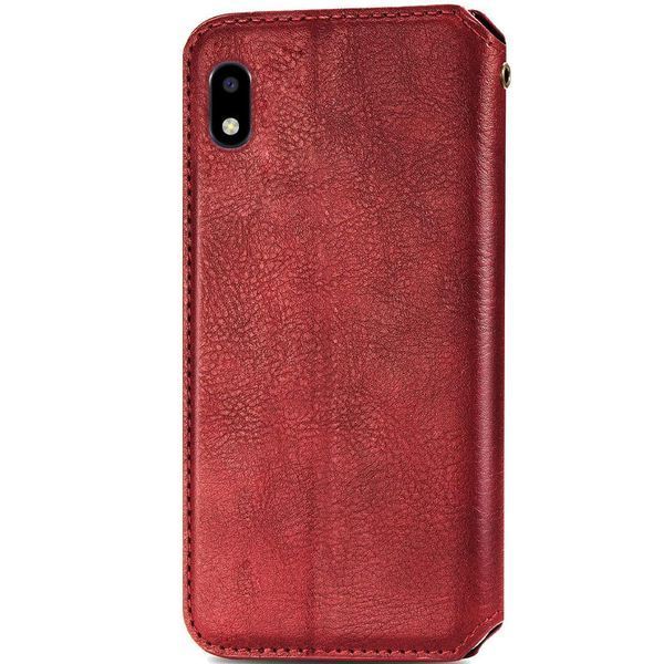 Кожаный чехол книжка GETMAN Cubic (PU) для ZTE Blade A3 (2020) Красный 216010 фото