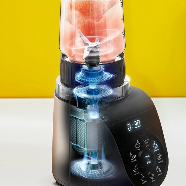 Блендер Tefal стаціонарний Blend UP, 1000Вт, чаша-700мл, тритан, чорно-золотистий (BL190AF0) 366297 фото