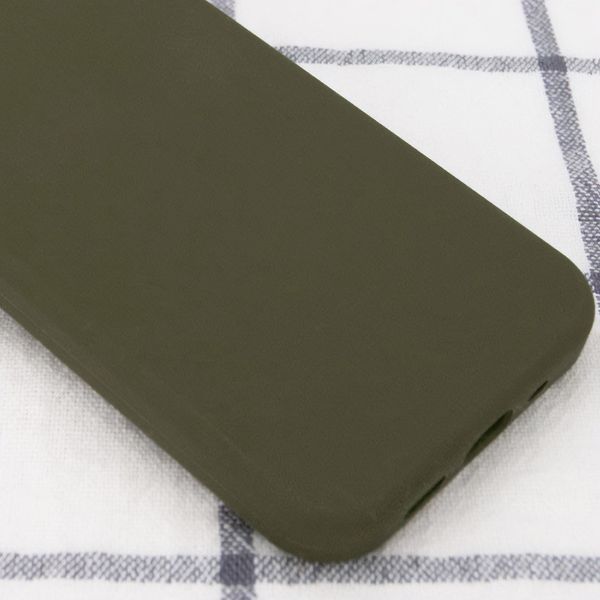 Чохол Silicone Case Full Protective (AA) NO LOGO для Apple iPhone 15 Plus (6.7") Зелений / Dark Olive 348935 фото