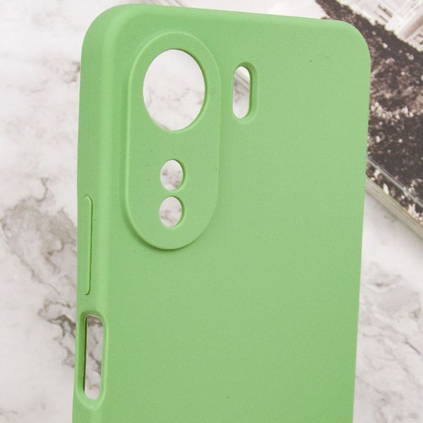 Чохол Silicone Cover Lakshmi Full Camera (AAA) для Xiaomi Redmi 13C / Poco C65 М'ятний / Mint 286944 фото