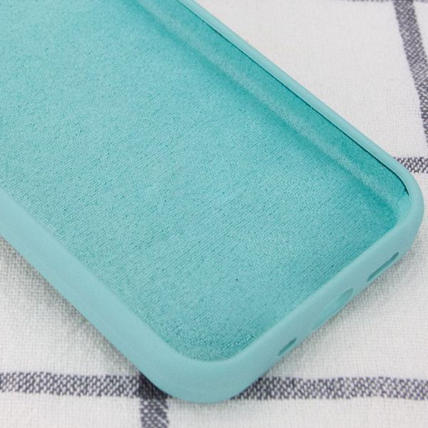Чохол Silicone Case Full Protective (AA) NO LOGO для Apple iPhone X / XS (5.8") Бірюзовий / Marine Green 321042 фото
