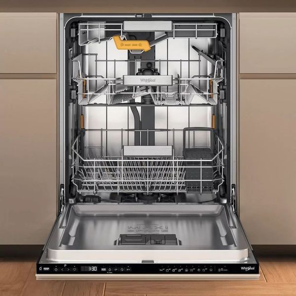 Посудомийна машина Whirlpool вбудована, 14компл., A+++, 60см, дисплей, 3й кошик, білий (W8IHP42L) 376001 фото