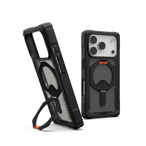 Чохол-накладка iPhone 17 Pro UAG Plasma XTE MagSafe, Black/Pop Orange (114527114097) 393829 фото