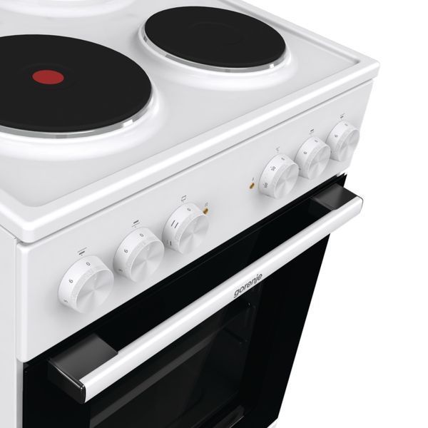 Плита Gorenje електрична , 68л, 50x60см, гриль, білий (GE5A21WH) 374096 фото