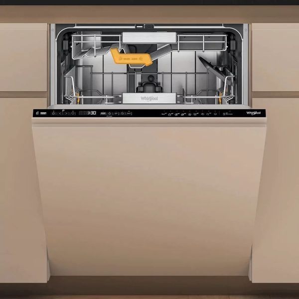Посудомийна машина Whirlpool вбудована, 14компл., A+++, 60см, дисплей, 3й кошик, білий (W8IHP42L) 376001 фото