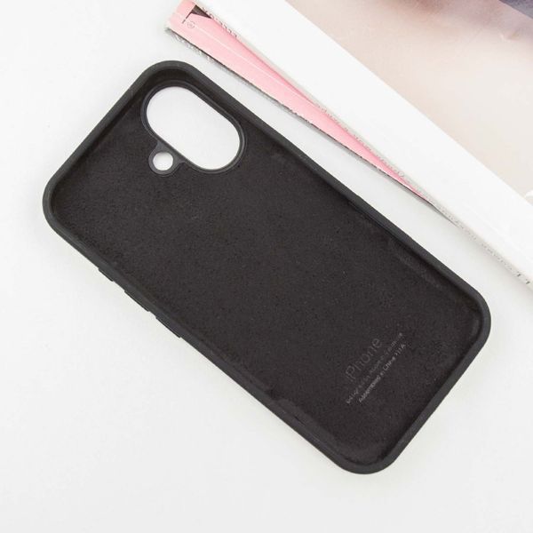 Чохол Silicone Case Full Protective (AA) для Apple iPhone 16 Plus (6.7") Чорний / Black 319371 фото