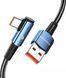 Кабель ESSAGER Sunset Bend Type 7A cable USB A to Type C 2M 100W (EXCWT7A-CGA03-P) Blue 315343 фото 1