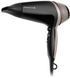 Фен Remington Thermacare Pro, 2100Вт, 3 режими, дифузор,турмалінова іоніз-я, хол. обдув, чорно-коричневий (D5715) 373062 фото 1