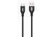 Кабель USB-A > USB-C заряджання/синхронізації 2E 1м, Type-C, Glow, чорний (2E-CCAC-BL) 363577 фото 1