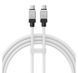 Кабель Baseus CoolPlay Series Type-C To Type-C 100W (1m) CAKW000202 White 275949 фото 1