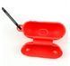 Чохол для навушників Silicon Case Airpods Pro карабин волна Red 215165 фото 2