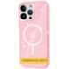 Чохол TPU Galaxy Sparkle (MagFit) для Apple iPhone 16 (6.1") Pink+Glitter 317020 фото 1