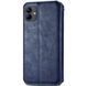 Шкіряний чохол-книжка GETMAN Cubic (PU) для Samsung Galaxy A07 Синій 391238 фото 3