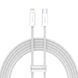 Кабель Baseus Dynamic Series Fast Charging Type-C To IP PD 20W (2m) (CALD000102) White 284907 фото 5