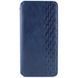 Шкіряний чохол-книжка GETMAN Cubic (PU) для Apple iPhone 12 Pro / 12 (6.1") Синій 398569 фото 1
