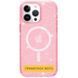 Чохол TPU Galaxy Sparkle (MagFit) для Apple iPhone 16 (6.1") Pink+Glitter 317020 фото 4