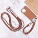 Чохол TPU two straps California для Apple iPhone 12 Pro / 12 (6.1") Коричневий 255740 фото 6