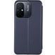 Шкіряний чохол (книжка) Classy для Xiaomi Redmi 12C Темно-синій 273057 фото 2
