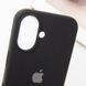 Чохол Silicone Case Full Protective (AA) для Apple iPhone 16 Plus (6.7") Чорний / Black 319371 фото 8
