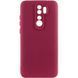 Чохол TPU GETMAN Liquid Silk Full Camera для Xiaomi Redmi 9 Червоний / Dark Red 415181 фото 1