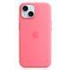 Чохол-накладка Apple iPhone 15 Plus Silicone Case with MagSafe - Pink (MWNE3) 307802 фото 1